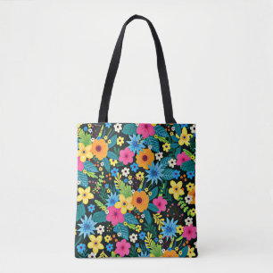 Lebendige Ditsy-Blumen Blumenmuster Design-43785