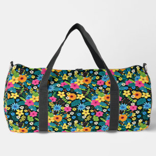 Lebendige Ditsy-Blumen Blumenmuster-Design-43785 Duffle Bag