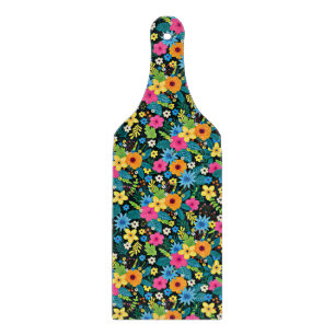 Lebendige Ditsy-Blumen Blumenmuster Design-43785 Schneidebrett