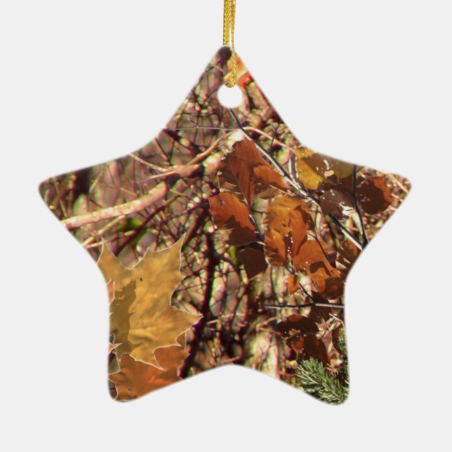 Lebendige Fall Forest Nature Camouflage Dekoration (Hinten)
