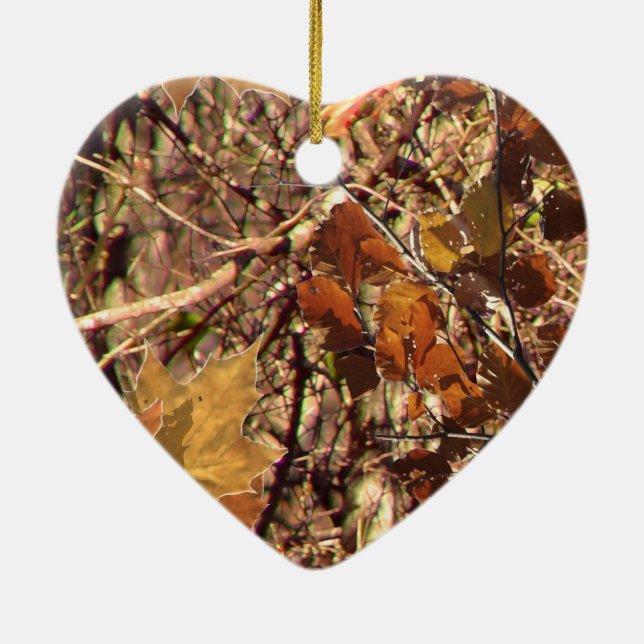 Lebendige Fall Forest Nature Camouflage Dekoration (Hinten)