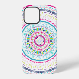 Lebendige farbenfrohe Mandala-Kunst iPhone 12 Pro Hülle