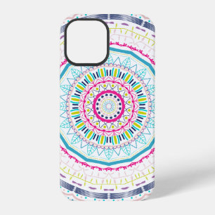 Lebendige farbenfrohe Mandala-Kunst iPhone 12 Pro Hülle