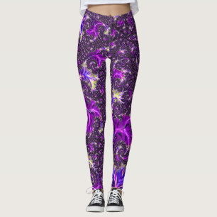 Lebendige Farbige Trippy Groovy Boho Spirale Frakt Leggings