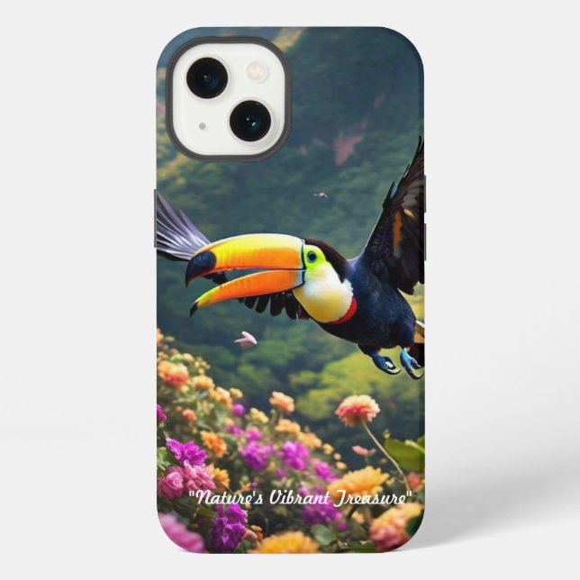 "Lebendige Federn" iPhone Hülle (Rückseite)