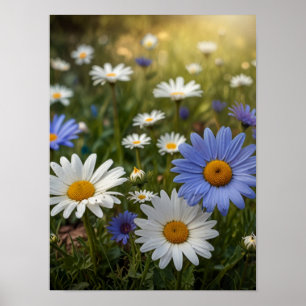 Lebendige Gartenkunst in Blüte Poster