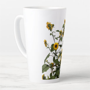 Lebendige gelbe Sonnenblume Milchtasse