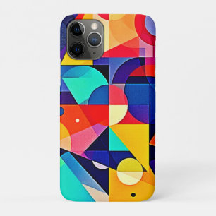 Lebendige geometrische abstrakte Kunst Case-Mate iPhone Hülle