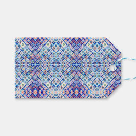 Lebendige geometrische Geschenkmarke Geschenkanhänger