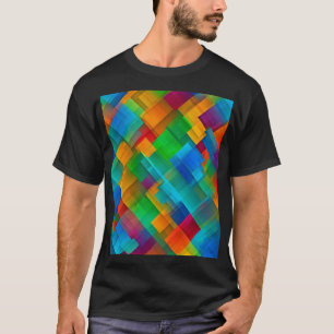 Lebendige geometrische Harmonie T-Shirt