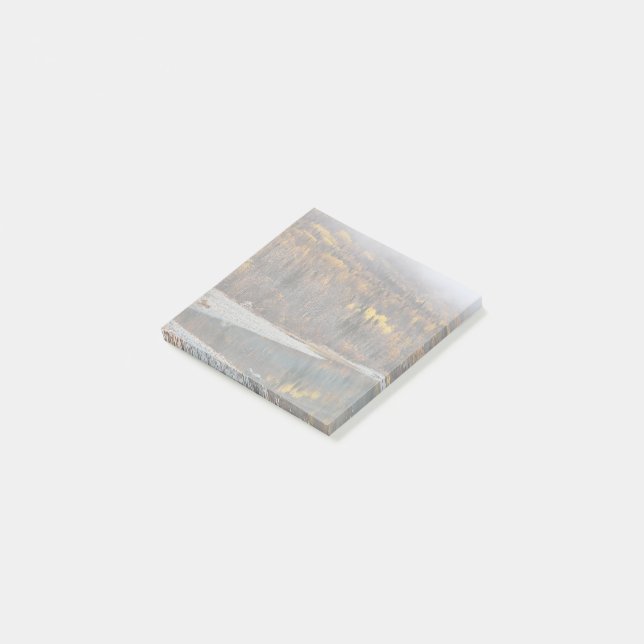 Lebendige Goldene Wälder nach dem Aussterben Post-it Klebezettel (angewinkelt)