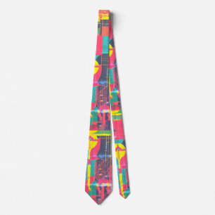 Lebendige Harmonie: MultiColor Design Style Beauti Krawatte