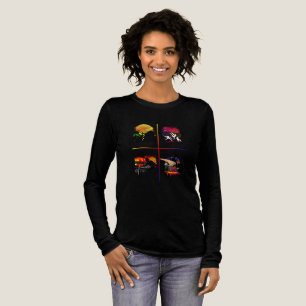 Lebendige Hip Hop Streetkultur Kräftige Farbige Ur Tri-Blend Shirt