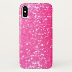 Lebendige Hot-Pink-Glitter-Sparkling-Textur Foto Case-Mate iPhone Hülle