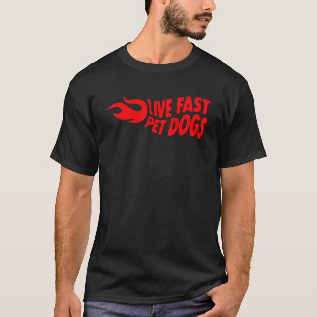 Lebendige Hunde T-Shirt (Vorderseite)