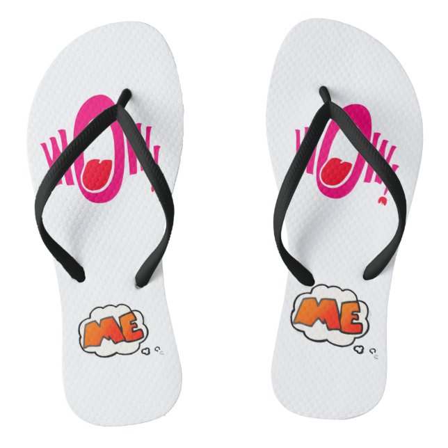 Lebendige "ICH" individuelle Flip Flops - Lustige  (Fußbett)