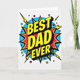 Lebendige Karte für den besten Papa aller Zeiten