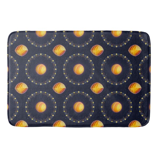 Lebendige kosmische Kunstwerke Badematte (Vorderseite)