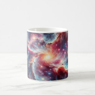 Lebendige Kosmische Wirbelgalaxie Raum Nebel Keram Kaffeetasse