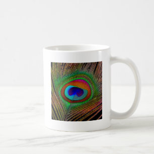 Lebendige Kupfer-Pfauenfeder Tasse