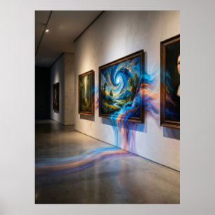 Lebendige Leinwand Traumgalerie Poster