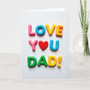 Lebendige Liebe Papa Vatertagskarte Karte