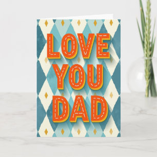 Lebendige Liebe zu Dir Papa Grußkarte Karte