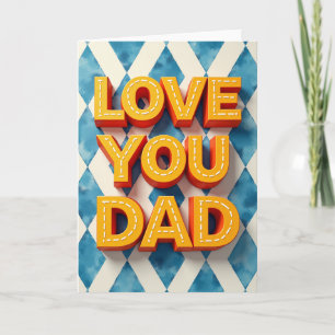 Lebendige Liebe zu Dir Papa Kunstkarte Karte