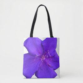 Lebendige lila Blüte – Kühner botanischer Kunst-To