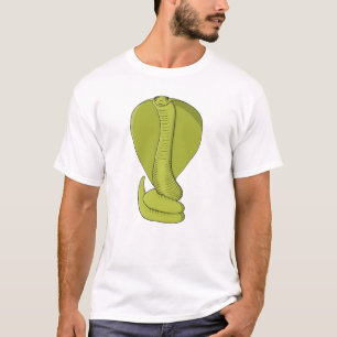 Lebendige Limettengrüne Kobra T-Shirt