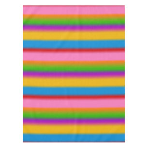 Lebendige mehrfarbige Regenbogen-Verlaufsstreifen  Tischdecke