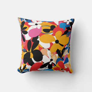 Lebendige Multicolor Floral Moderner Zuhause Deko Kissen