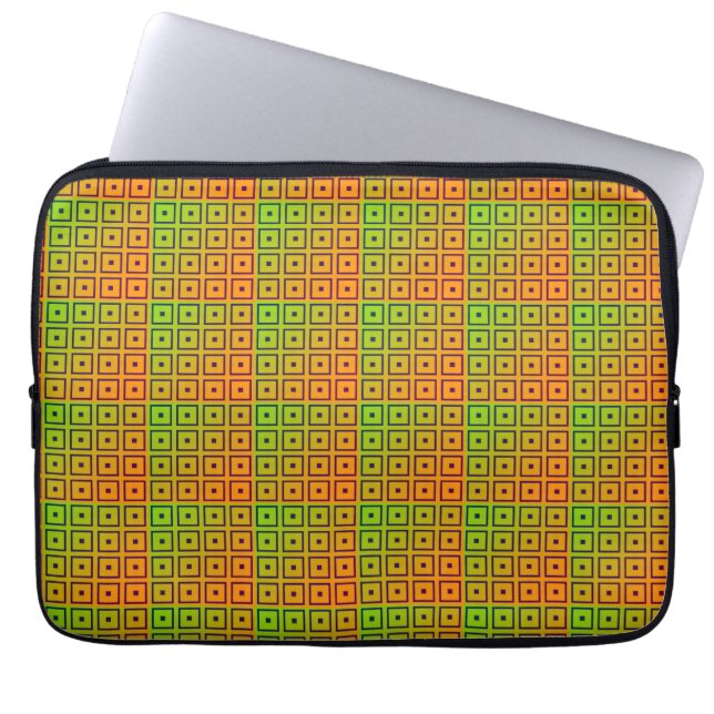 Lebendige Multicolor Laptopschutzhülle (Vorderseite)