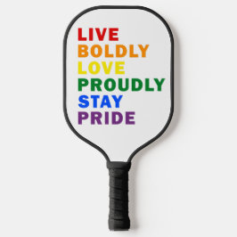 Lebendige, mutige Liebe Bleibe stolz auf ihren Pre Pickleball Schläger