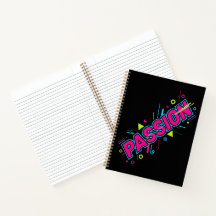 Lebendige Passion-Typografie - Retro-90er-Pop-Art-