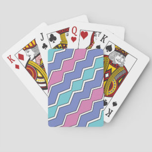 Lebendige Peaks ZigZag Spielkarten