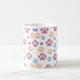 Lebendige Pfote Hund KunststilFür Hunde Liebhaber Kaffeetasse
