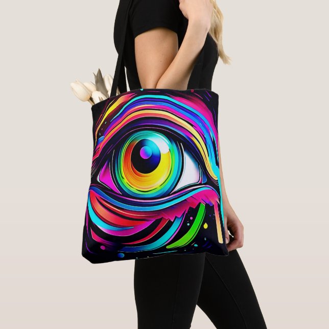Lebendige psychedelische Augen-Kunst (Von Nahem)