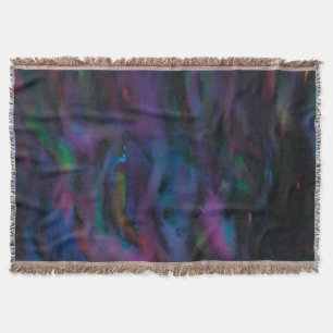Lebendige rauchige Lila-Aquarellfarbe Decke