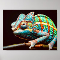 Lebendige realistische Lizard Panther Chameleon