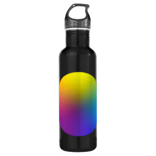 Lebendige Regenbogen-Kugel-Geometrie-Design Trinkflasche