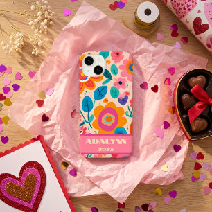 Lebendige Retro-Blumen - Valentinsgeschenke für Te Case-Mate iPhone 14 Hülle