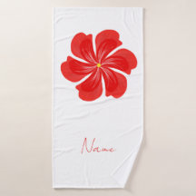 Lebendige rote Blütenblüte - Minimalistische Blume