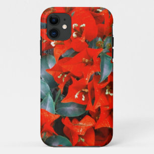 Lebendige rote Bougainvillea-Blüten Case-Mate iPhone Hülle