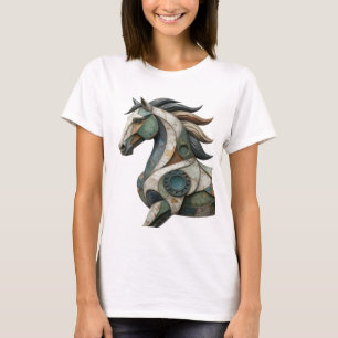 Lebendige Silber ABSTRACT ART Statement Design v2 T-Shirt