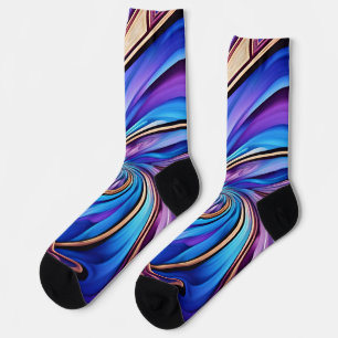 lebendige Spiralsocken Socken