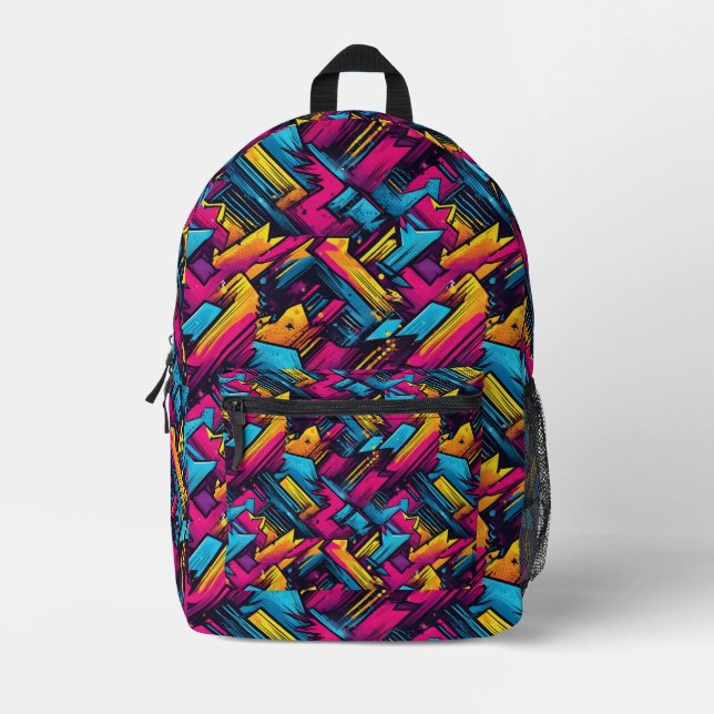 Lebendige Stadt Vibes Urban Pop Rucksack (Vorderseite)