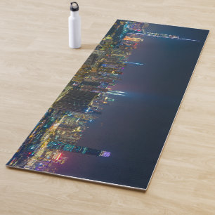 Lebendige Stadtlandschaftsfotografie Yogamatte