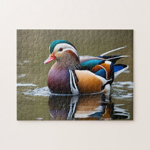 Lebendige Stockente Puzzle