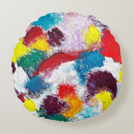 Lebendige Throw-Kissen Rundes Kissen